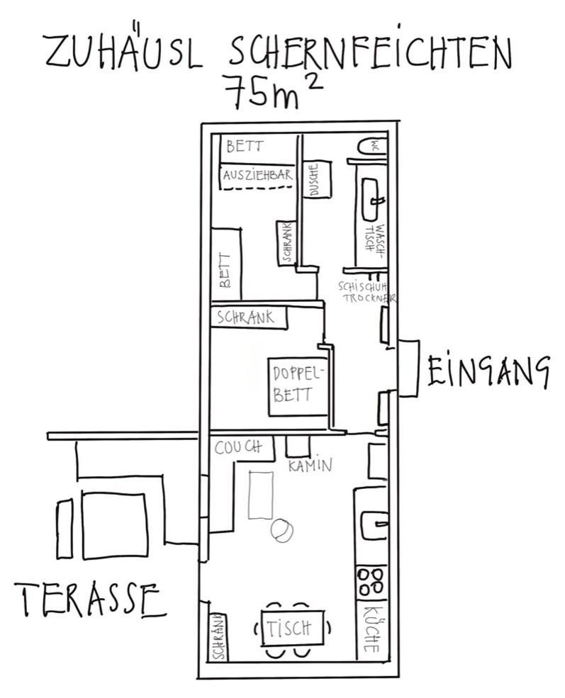 Zuhaus Schernfeichten 키츠부헬 외부 사진